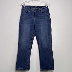 Judy Blue Womens Capri Fit jeans Blue Sz 28 med wash blue